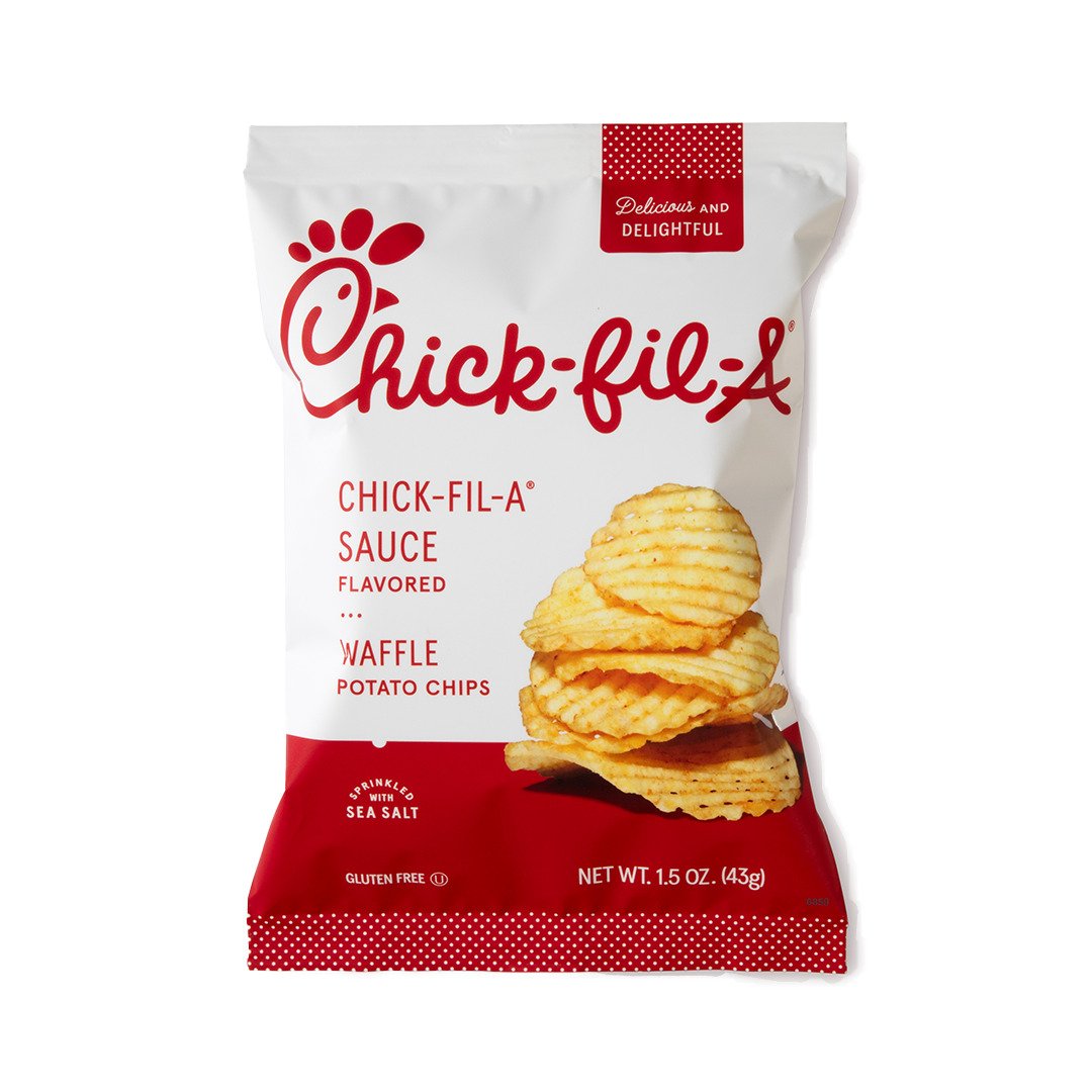 Sauce Flavored Waffle Potato Chips