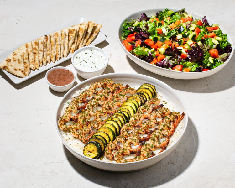 Garlic Bonfire Shrimp Family Meals for 4 or 6